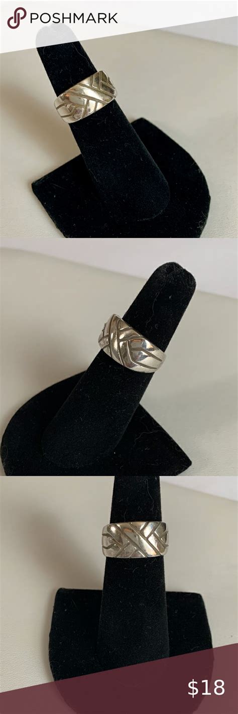 Sterling Silver Contemporary Ring Contemporary Ring Womens Jewelry