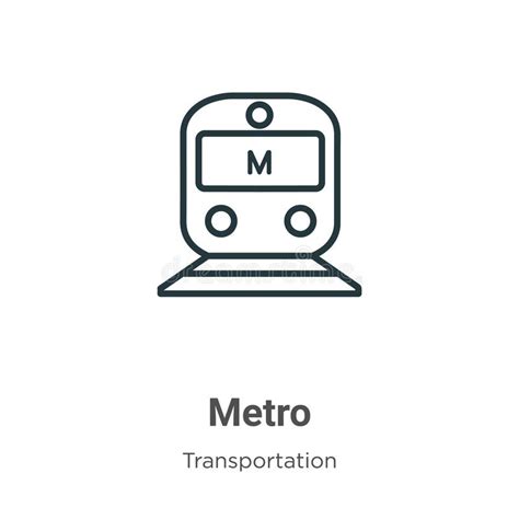 Metro Rail Editable Stroke Icon Stock Illustrations 152 Metro Rail
