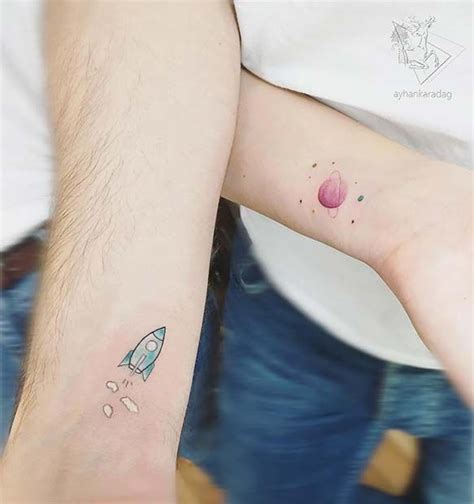 81 Cute Couple Tattoos That Will Warm Your Heart Page 7 Of 8 Stayglam Bff Tattoos Mini