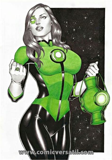 Green Lantern Girl Superhero Art Dc Comics Girls Comics Artwork