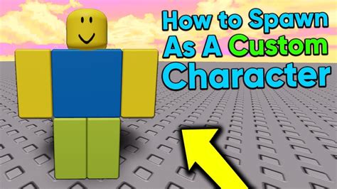How To Spawn As A Custom Character In Roblox Studio 2020 Youtube