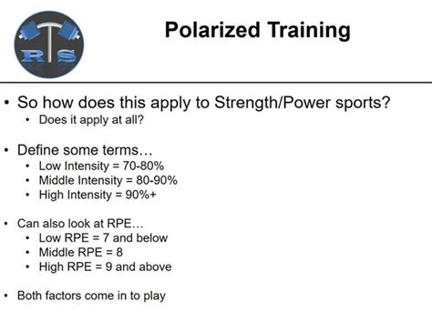 Mesocycles Course Lesson 5 Polarized Training Complementary Training