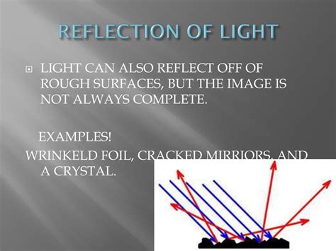 Ppt Reflection Of Light And Absorption Of Light Powerpoint