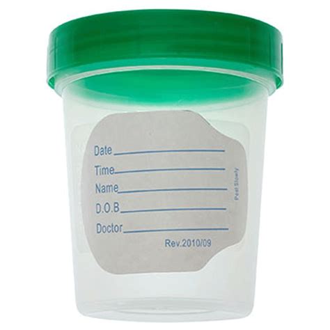 Pack Of 100 Sterile Specimen Container Urine Collection Cups 4oz Ebay