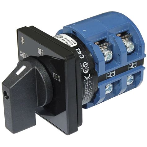 Ac Source Selection Rotary Switches 9011 By Blue Sea Systems