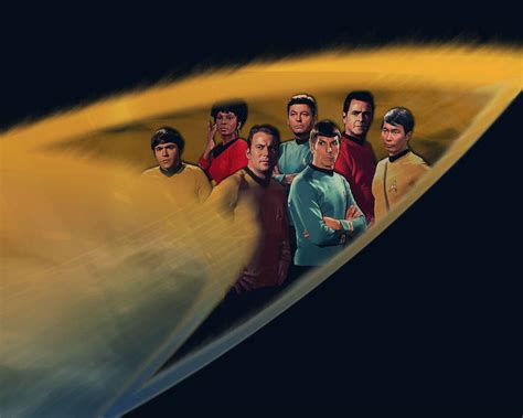 Star Trek Tos Crew By Theangryangel On Deviantart