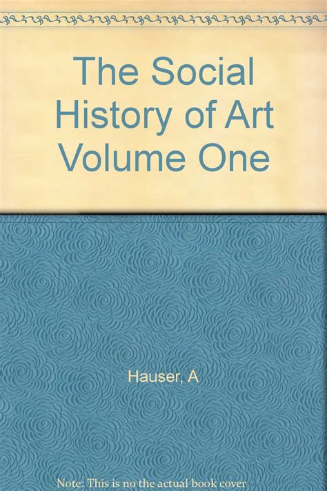 The Social History Of Art Volume One Uk Arnold Hauser Books