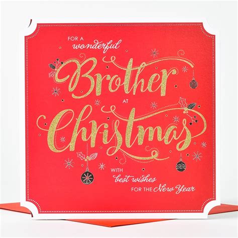 Check spelling or type a new query. Christmas Card - Best Wishes Brother | Only £1.99