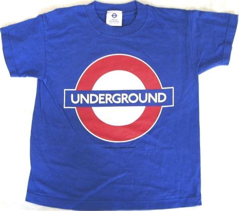 Kids London Underground T Shirt England Tube British Metro Subway Train