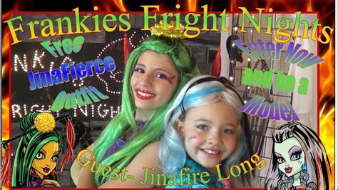 Monster High Frankies Fright Nights With Guest Jinafire Long Creative Princess Youtube