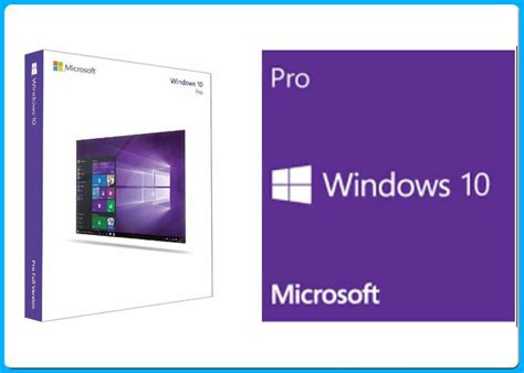 32 Bit 64 Bit Microsoft Windows 10 Pro Software Retail Box Global