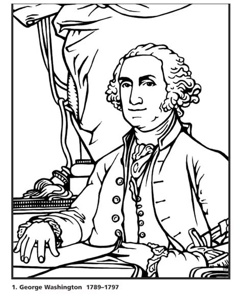 George Washington Crossing The Delaware Coloring Page Free Printable