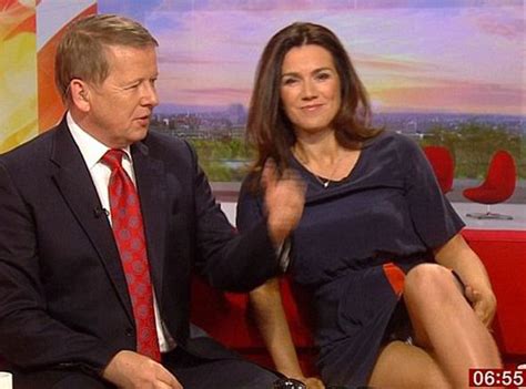 tv presenter susanna reid flashes her knickers on the bbc breakfast in tight dress celebrity