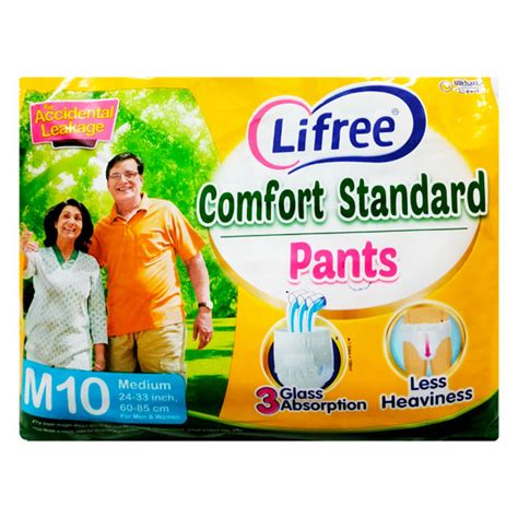 Buy Lifree Comfort Standard Adult Diaper Pants M 10s Online At Best