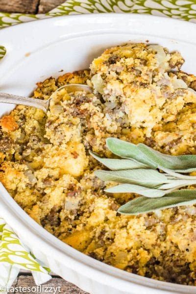 Sausage Cornbread Stuffing Recipe Savory Side Dish