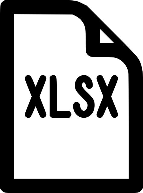 Xlsx Svg Png Icon Free Download 510561 Onlinewebfontscom