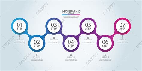 7 Steps Infographic Vector Hd Png Images Presentation Business