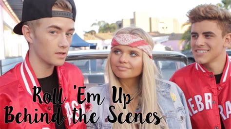 Alli Simpson Feat Jack And Jack Roll Em Up Behind The Scenes Youtube