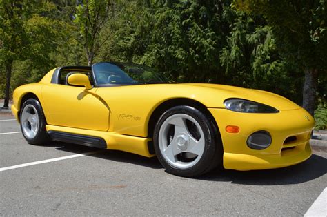 1995 Viper Bright Yellow Dodge Viper Rt10 Convertible 99980 For