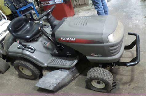 Craftsman Lt1000 Lawn Mower In Salina Ks Item Cd9801 Sold Purple Wave