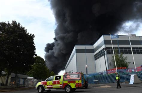 Huge Fire Breaks Out In Birmingham And Over 100 Firefighters Battle To