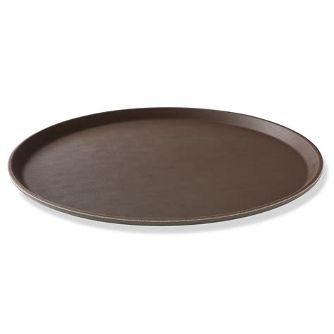 2pc Round Restaurant Serving Trays Nsf Certified Non Skid Food Service