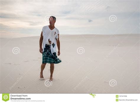Lost In The Desert Exhausted Man Stock Photo Image Of Danger Hope