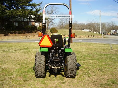 John Deere 2320 4x4 Loader Tractor With Mower Deck