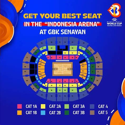 Daftar Lengkap Harga Tiket Fiba World Cup 2023 Di Jakarta Termurah