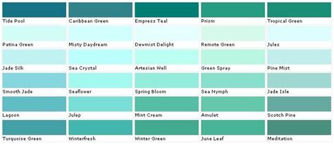 Modern browsers support 140 named colors, which are listed below. blue green wall paint color name - חיפוש ב-Google ...