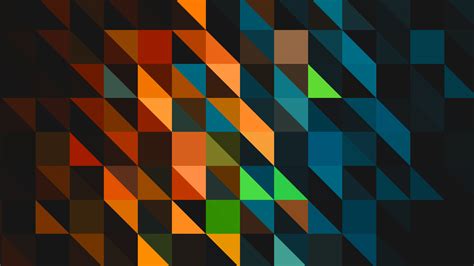 2560x1440 Triangle Colorful Pattern 1440p Resolution Wallpaper Hd