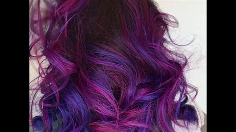 Blue Purple And Magenta Hair Youtube
