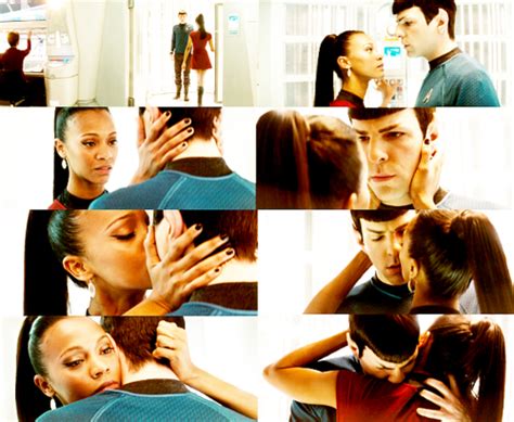 Spock And Uhura One Of My Otps They Make Me Feel So Warm And Fuzzy