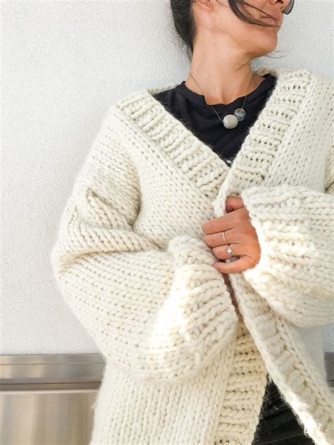 Free knitting patterns including knit sweaters, scarfs, hats, mittens, afghans, blankets, children and here's an categorized collection of free patterns covering knitting projects from hats, scarfs and. Simone Chunky Cardigan Knitting Pattern and Kit - Flax & Twine