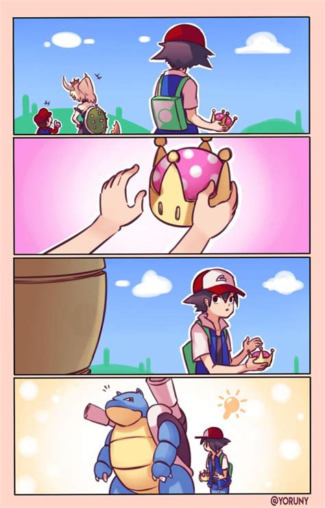 Riding The Train By Yoruny Peachette Super Crown Pokemon Funny Anime Funny Pokemon Memes