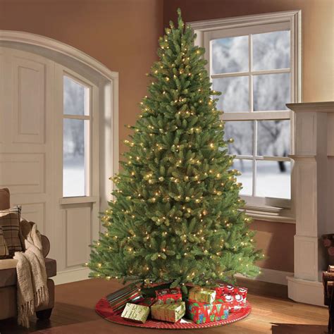 7 Ft Pre Lit Fraser Fir Artificial Christmas Tree With 700 Ul Warm