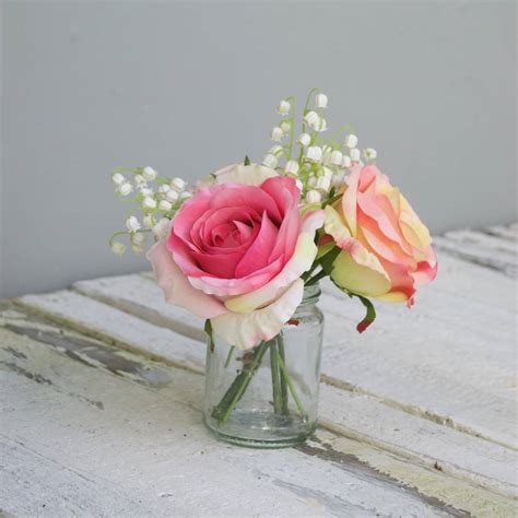 Faux Rose Bouquet By Abigail Bryans Designs