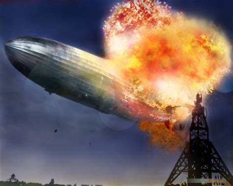 Colors For A Bygone Era Colorized Hindenburg Disaster 1937