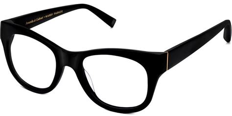 ella eyeglasses in jet black for women warby parker warby parker amanda de cadenet eyeglasses