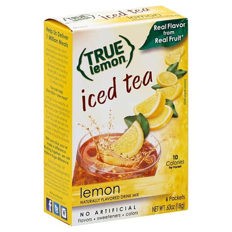True Lemon Lemon Iced Tea Drink Mix Shop Mixes And Flavor Enhancers At