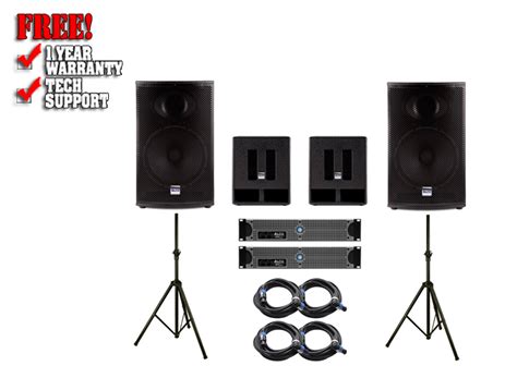 Alto Sx115 Passive Speaker Package Pa Packages Chicago Dj Equipment