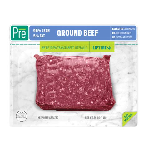 Pre Grass Fed 95 Lean Ground Beef 16 Oz Shipt