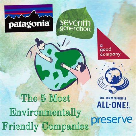The 5 Most Environmentally Friendly Companies