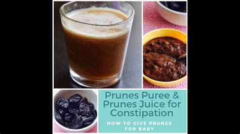 Constipation relief is just these 15 foods away. Prunes Juice & Prunes Puree for Baby and Toddler ...