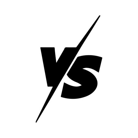 Création De Logo Versus Ou Vs Lettres En Style Doodle Duel De Combat