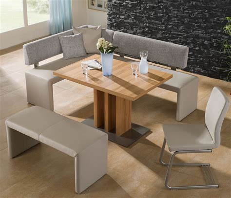 A table with two 125cm benches on each side will fit a family of three children and two adults. Conservatory dining tables and bench seating - Wharfside