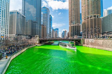 Chicago River Dyed Green Go Live It