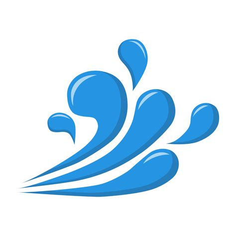 Water Splash Icon Or Logo 18886601 Png