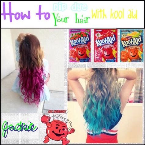 How To Dye Your Hair With Kool Aid 💁💁💁💁💁💁💁 Kool Aid Hair Kool Aid