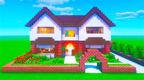 Minecraft Tutorial How To Make A Realistic Suburban House 2020